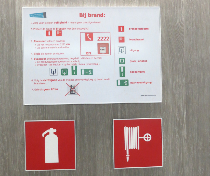 signalisatie binnen indoor