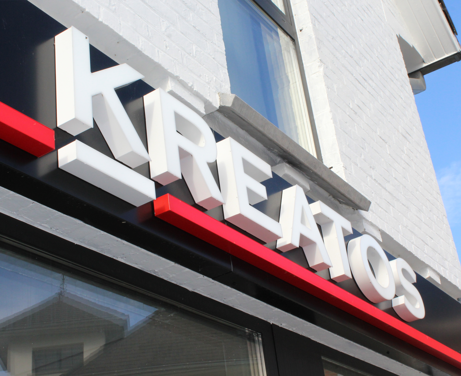 3D letters, lichtreclame, doosletters, freesleters, gevelleters, verlichtte doosletters, blokletter