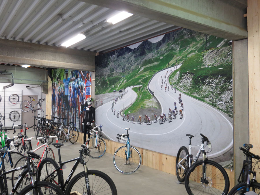 M-frame of matrixframe met textieldoeken