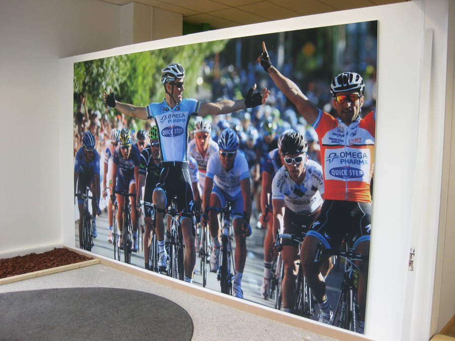 M-frame of matrixframe met textieldoeken