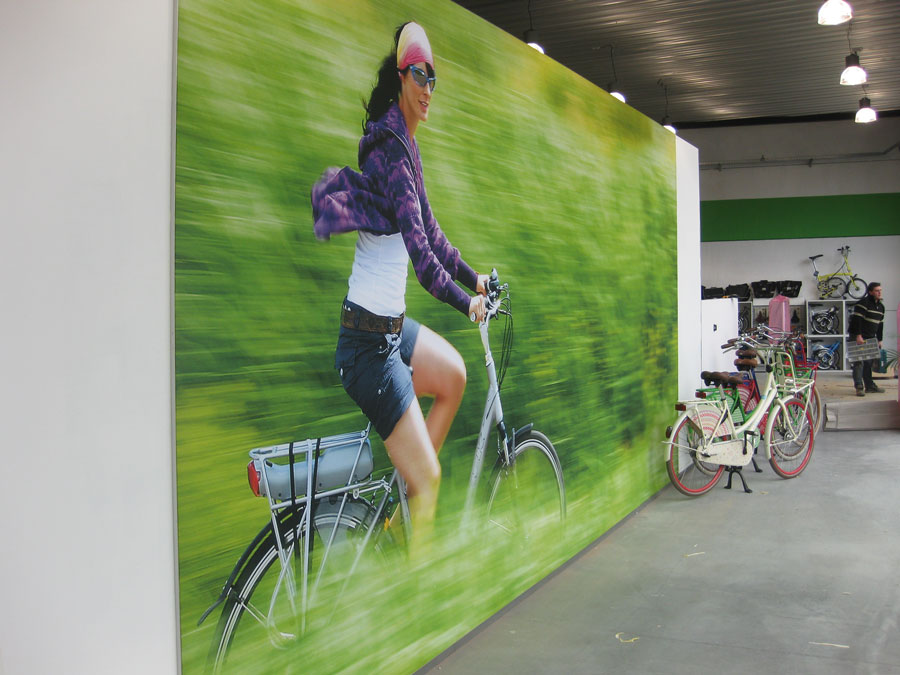 M-frame of matrixframe met textieldoeken