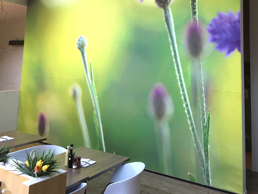 M-frame of matrixframe met textieldoeken