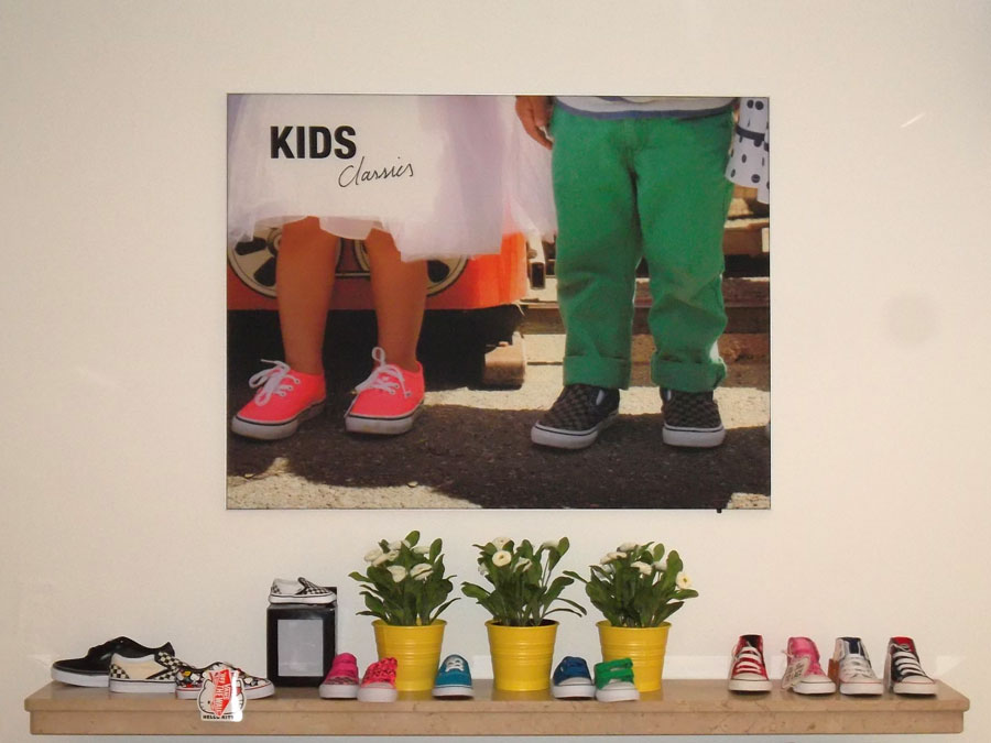 M-frame of matrixframe met textieldoeken