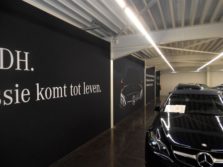 M-frame of matrixframe met textieldoeken