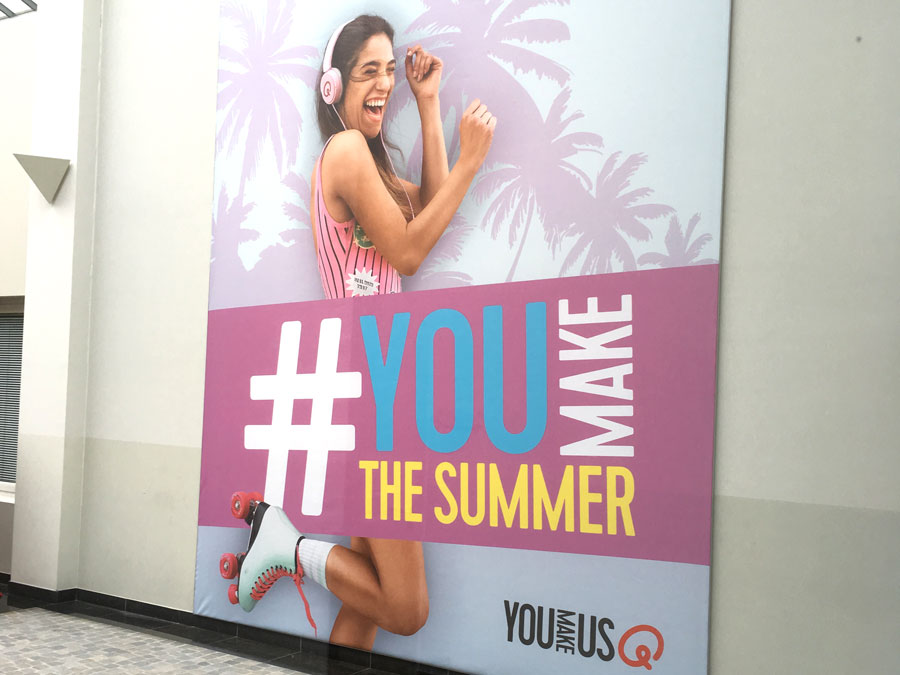 M-frame of matrixframe met textieldoeken