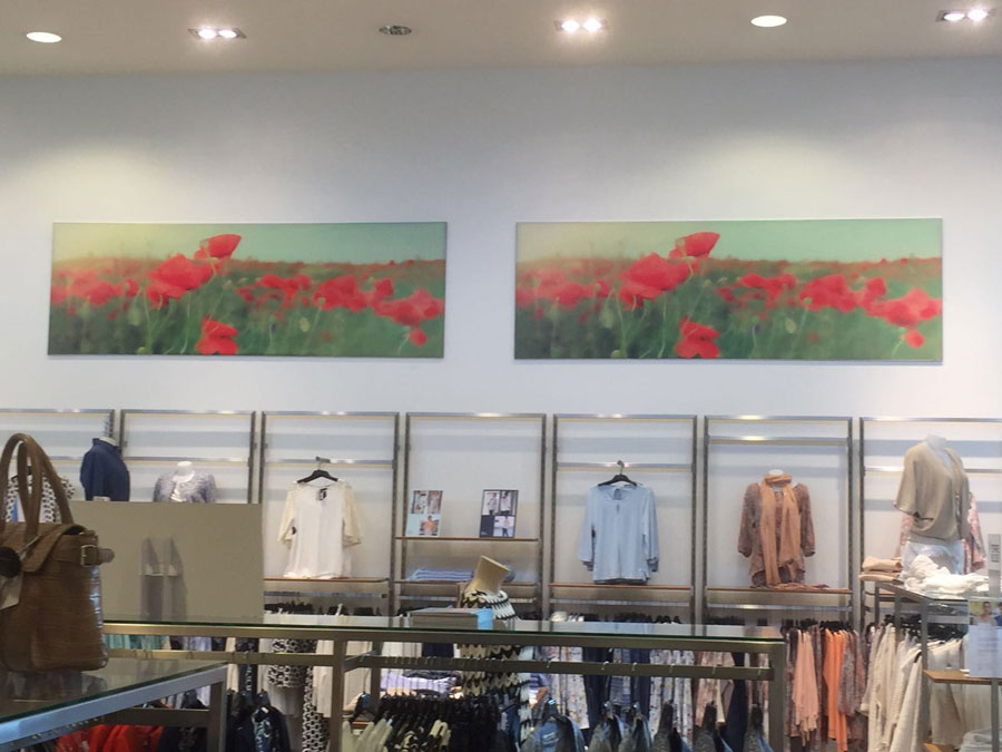 M-frame of matrixframe met textieldoeken