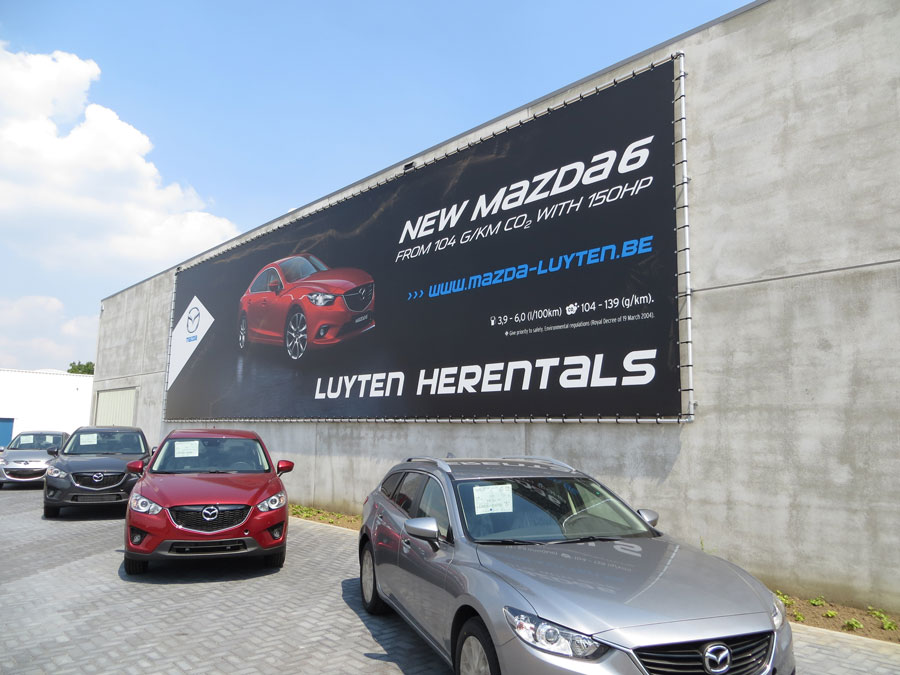 reclamezuil toerisme verlicht