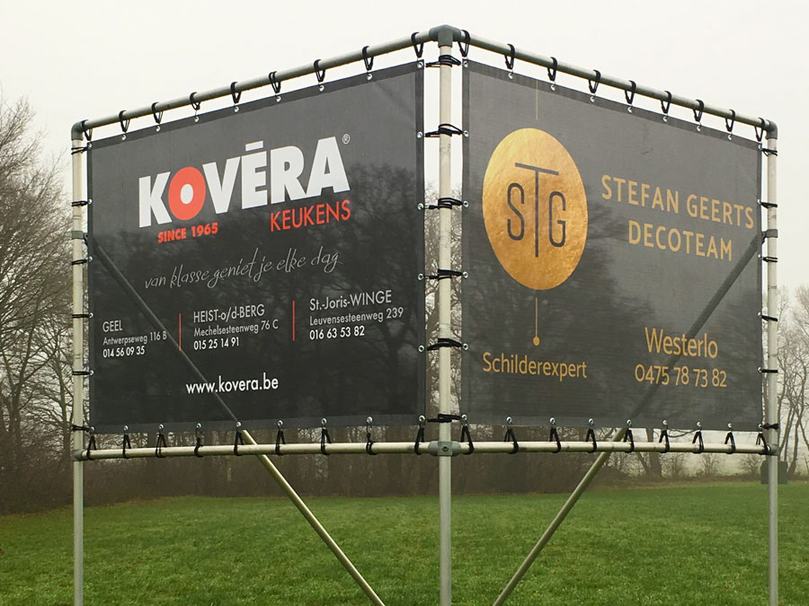 reclamezuil toerisme verlicht