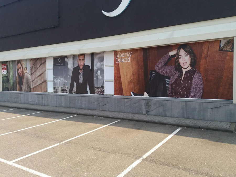 reclamezuil toerisme verlicht