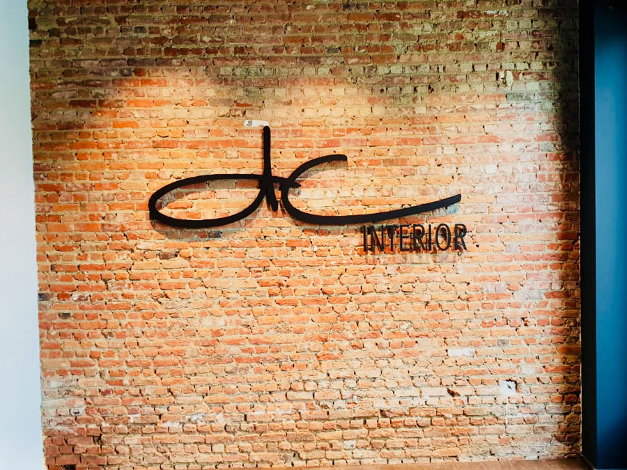 Reliëfletters in dibond of acrylox