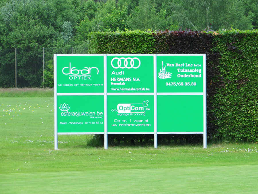 reclamezuil toerisme verlicht